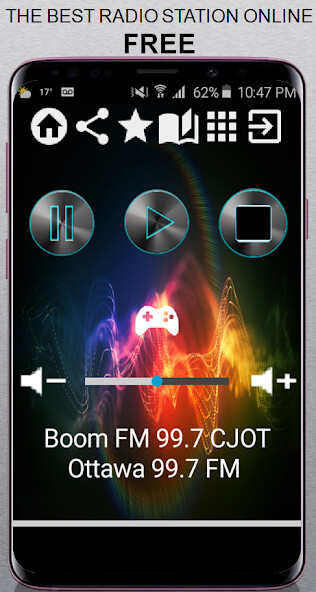 Run android online APK Boom FM 99.7 CJOT Ottawa 99.7 FM CA App Radio Free from MyAndroid or emulate Boom FM 99.7 CJOT Ottawa 99.7 FM CA App Radio Free using MyAndroid