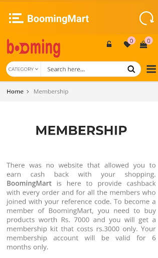 Run android online APK BoomingMart - Shop and Earn in Simple Steps from MyAndroid or emulate BoomingMart - Shop and Earn in Simple Steps using MyAndroid