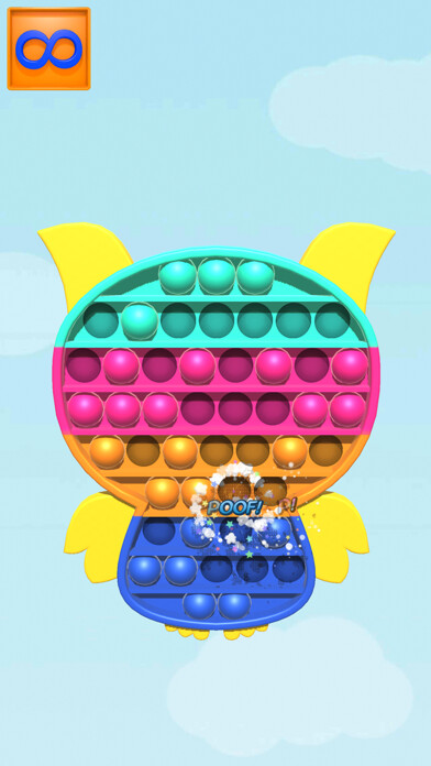 Emulate iPhone app Boom It Multicolor Bubbles using MyAndroid