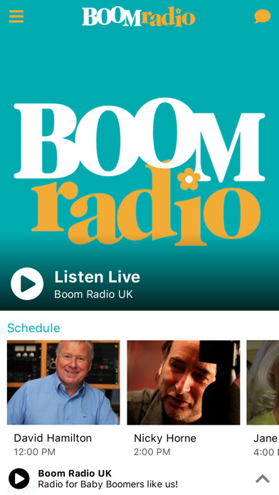 Emulate iPhone app Boom Radio UK using MyAndroid