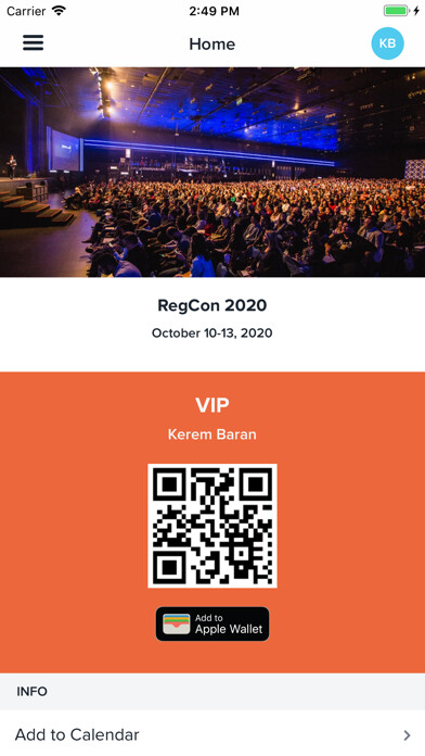 Emulate iPhone app Boomset Event App using MyAndroid