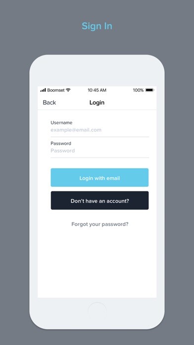 Emulate iPhone app Boomset Organizer & Guest List using MyAndroid Emulate iPhone app Boomset Organizer & Guest List using MyAndroid