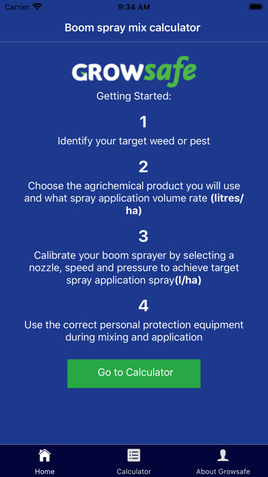 Emulate iPhone app Boom Spray Mix calculator using MyAndroid Emulate iPhone app Boom Spray Mix calculator using MyAndroid
