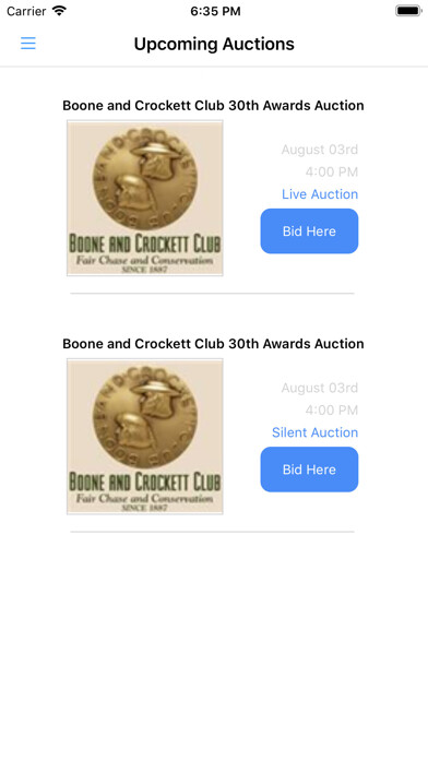Emulate iPhone app Boone and Crockett Club using MyAndroid Emulate iPhone app Boone and Crockett Club using MyAndroid
