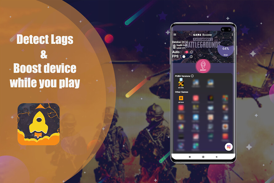 Run android online APK Booster for PU Battlegounds - 60 FPS Game lag fix from MyAndroid or emulate Booster for PU Battlegounds - 60 FPS Game lag fix using MyAndroid Run android online APK Booster for PU Battlegounds - 60 FPS Game lag fix from MyAndroid or emulate Booster for PU Battlegounds - 60 FPS Game lag fix using MyAndroid