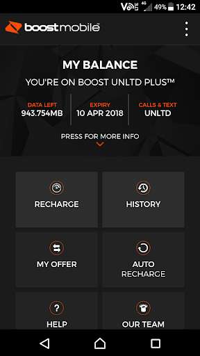 Run android online APK Boost Mobile from MyAndroid or emulate Boost Mobile using MyAndroid