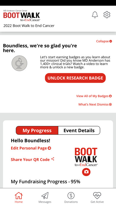 Emulate iPhone app Boot Walk to End Cancer using MyAndroid Emulate iPhone app Boot Walk to End Cancer using MyAndroid