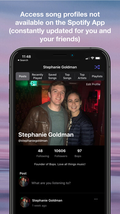 Emulate iPhone app Bops: Music with Friends using MyAndroid