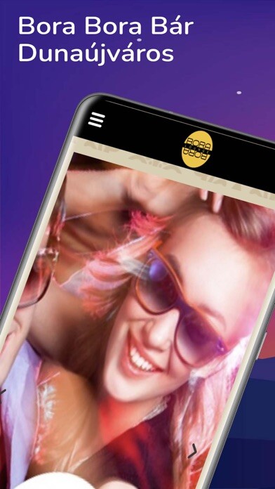 Emulate iPhone app Bora Bora Bár using MyAndroid