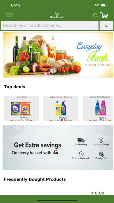 Emulate iPhone app Bora Grocers using MyAndroid Emulate iPhone app Bora Grocers using MyAndroid