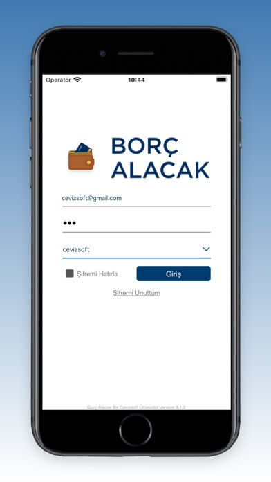 Emulate iPhone app Borç Alacak using MyAndroid Emulate iPhone app Borç Alacak using MyAndroid
