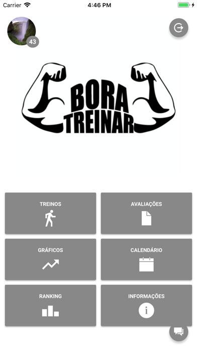 Emulate iPhone app Bora Treinar using MyAndroid