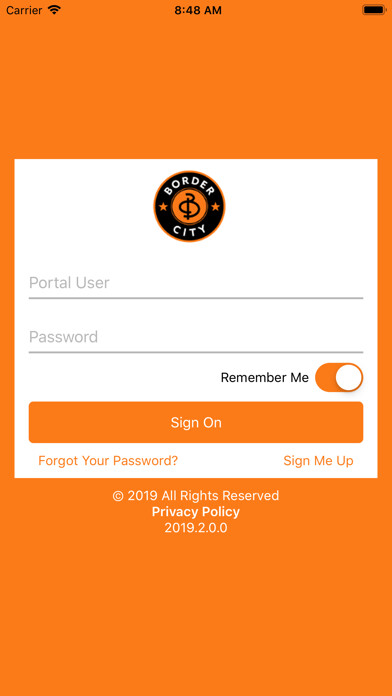 Emulate iPhone app Border City Insurance Services using MyAndroid
