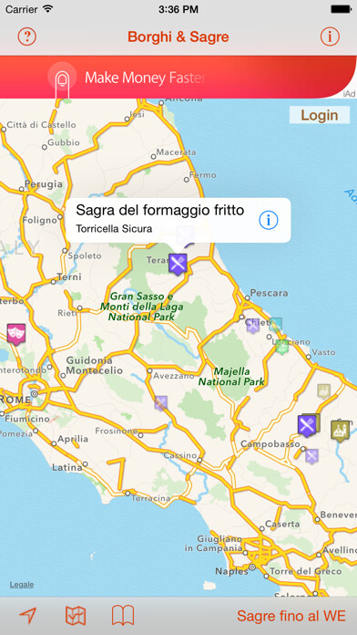 Emulate iPhone app Borghi & Sagre using MyAndroid Emulate iPhone app Borghi & Sagre using MyAndroid