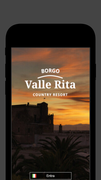 Emulate iPhone app Borgo Valle Rita using MyAndroid