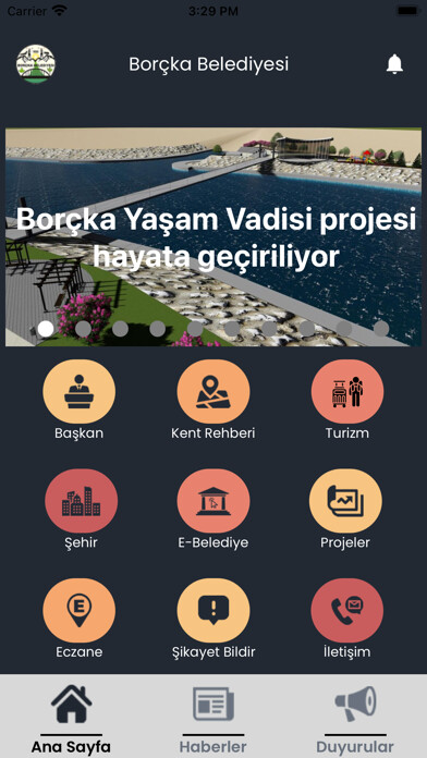 Emulate iPhone app Borçka Belediyesi using MyAndroid Emulate iPhone app Borçka Belediyesi using MyAndroid