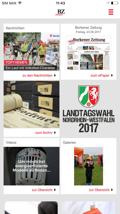 Emulate iPhone app Borkener Zeitung using MyAndroid Emulate iPhone app Borkener Zeitung using MyAndroid