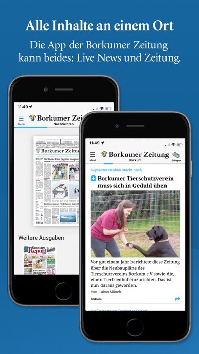 Emulate iPhone app Borkumer Zeitung using MyAndroid Emulate iPhone app Borkumer Zeitung using MyAndroid