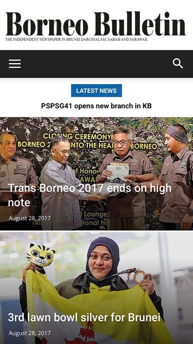 Emulate iPhone app Borneo Bulletin using MyAndroid Emulate iPhone app Borneo Bulletin using MyAndroid