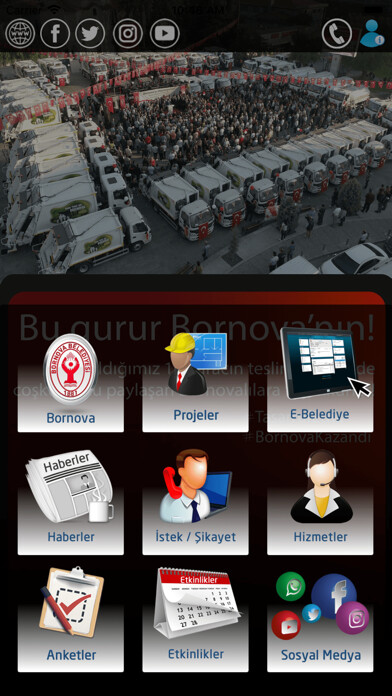 Emulate iPhone app Bornova Belediyesi using MyAndroid Emulate iPhone app Bornova Belediyesi using MyAndroid