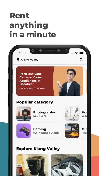 Emulate iPhone app Borobear- Rent/Sell Your Stuff using MyAndroid Emulate iPhone app Borobear- Rent/Sell Your Stuff using MyAndroid