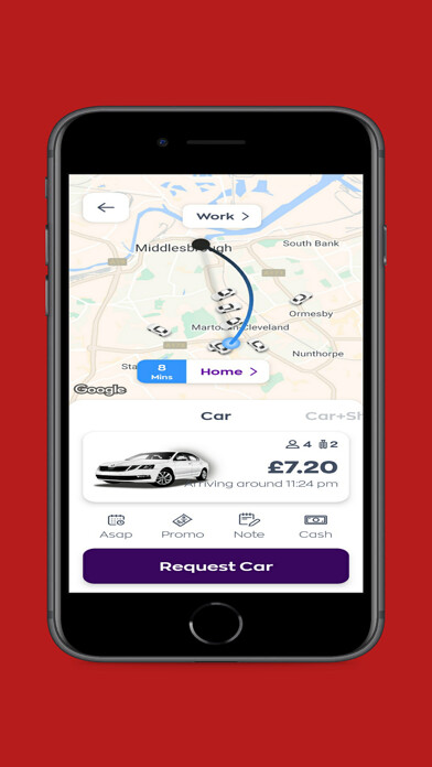 Emulate iPhone app Boro Taxis using MyAndroid