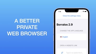 Emulate iPhone app Borralos: Private Web Browser using MyAndroid Emulate iPhone app Borralos: Private Web Browser using MyAndroid