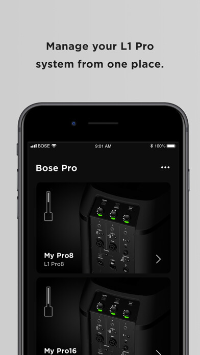 Emulate iPhone app Bose L1 Mix using MyAndroid Emulate iPhone app Bose L1 Mix using MyAndroid