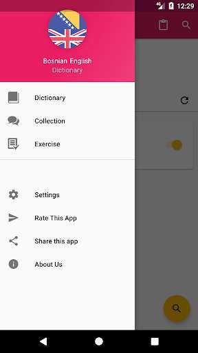 Emulate Android APK Bosnian English Offline Dictionary  Translator