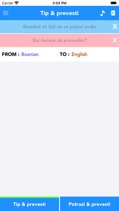Emulate iPhone app Bosnian to English Translator using MyAndroid Emulate iPhone app Bosnian to English Translator using MyAndroid