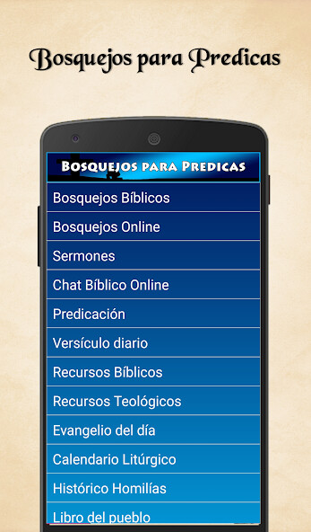 Run android online APK Bosquejos para Predicas from MyAndroid or emulate Bosquejos para Predicas using MyAndroid