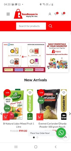 Run android online APK BossBazaar from MyAndroid or emulate BossBazaar using MyAndroid
