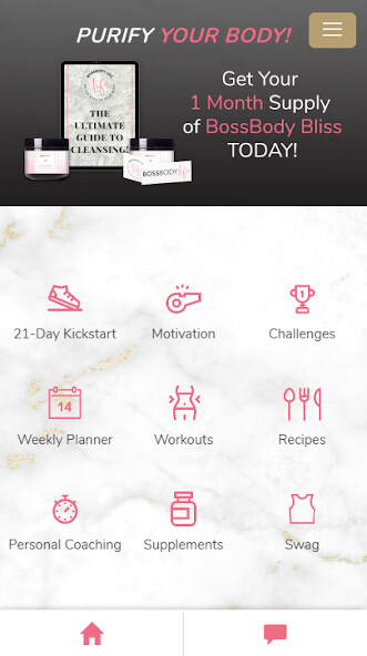 Run android online APK Bossbody LifeStyle Trainer from MyAndroid or emulate Bossbody LifeStyle Trainer using MyAndroid