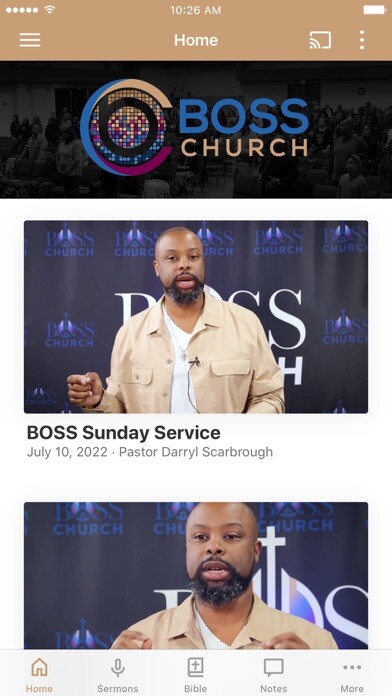 Emulate iPhone app BOSS Church App using MyAndroid Emulate iPhone app BOSS Church App using MyAndroid