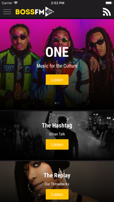 Emulate iPhone app BossFM Radio using MyAndroid