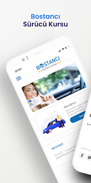 Emulate iPhone app Bostancı Sürücü Kursu using MyAndroid
