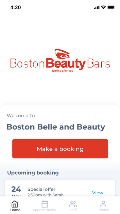 Emulate iPhone app Boston Belle and Beauty using MyAndroid Emulate iPhone app Boston Belle and Beauty using MyAndroid