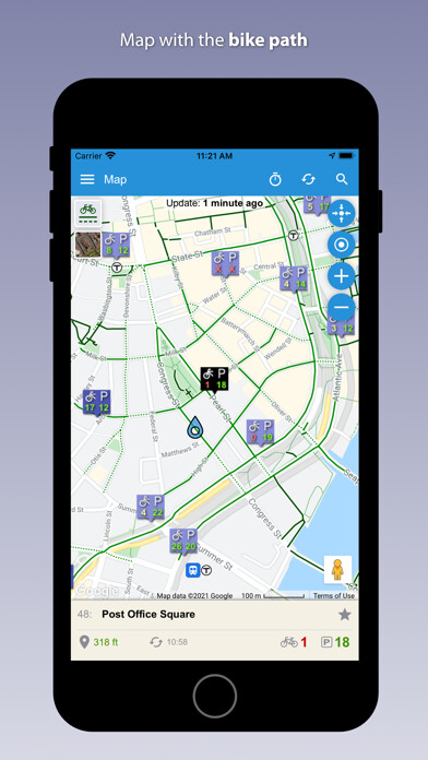 Emulate iPhone app Boston Bikes using MyAndroid