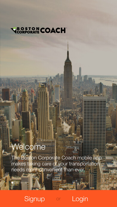 Emulate iPhone app Boston Corporate Coach using MyAndroid