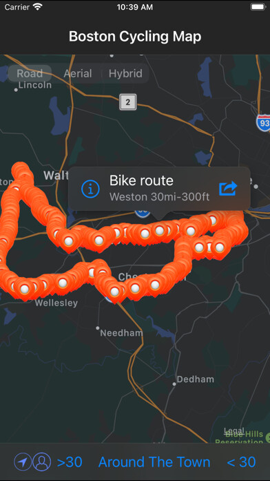 Emulate iPhone app Boston Cycling Map using MyAndroid Emulate iPhone app Boston Cycling Map using MyAndroid