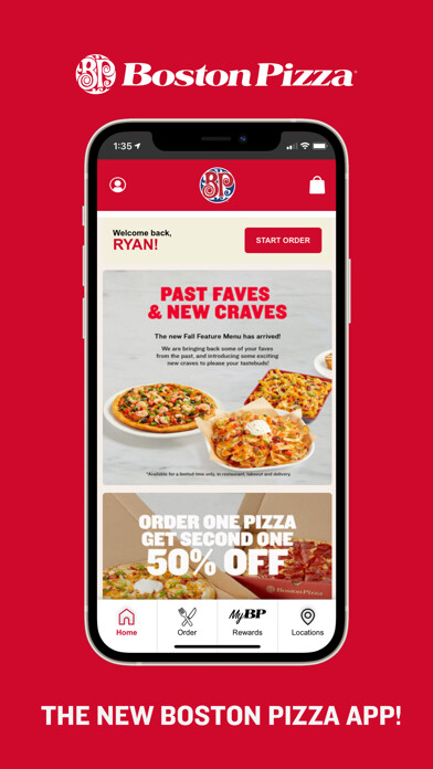 Emulate iPhone app Boston Pizza using MyAndroid Emulate iPhone app Boston Pizza using MyAndroid