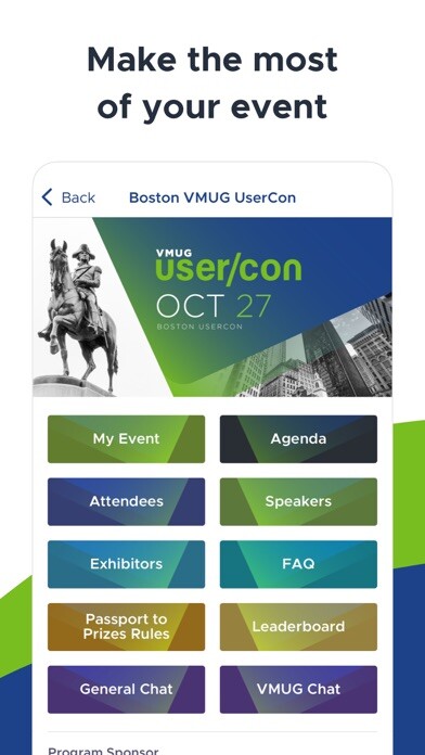 Emulate iPhone app Boston VMUG UserCon using MyAndroid
