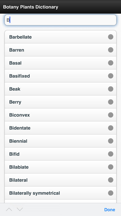 Emulate iPhone app Botany Dictionary Offline Free using MyAndroid Emulate iPhone app Botany Dictionary Offline Free using MyAndroid