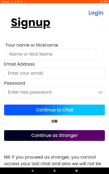 Run android online APK BotChat - for lonely strangers from MyAndroid or emulate BotChat - for lonely strangers using MyAndroid Run android online APK BotChat - for lonely strangers from MyAndroid or emulate BotChat - for lonely strangers using MyAndroid