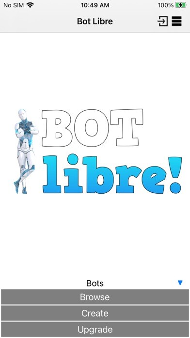 Emulate iPhone app Bot Libre using MyAndroid Emulate iPhone app Bot Libre using MyAndroid