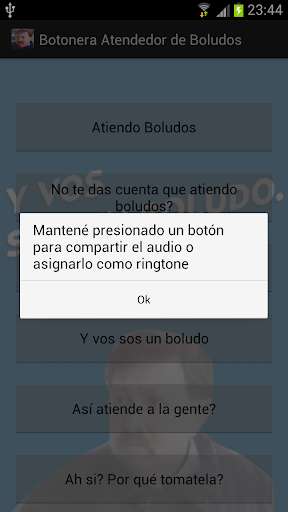 Emulate Android APK Botonera Atendedor de Boludos