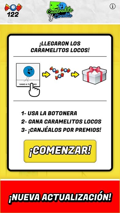 Emulate iPhone app Botonera Cuadradito Circulito using MyAndroid Emulate iPhone app Botonera Cuadradito Circulito using MyAndroid