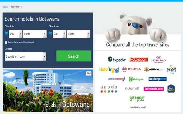Emulate Android APK Botswana Hotels
