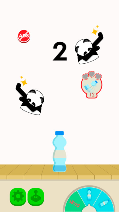 Emulate iPhone app Bottle Flip Challenge - PANDA using MyAndroid