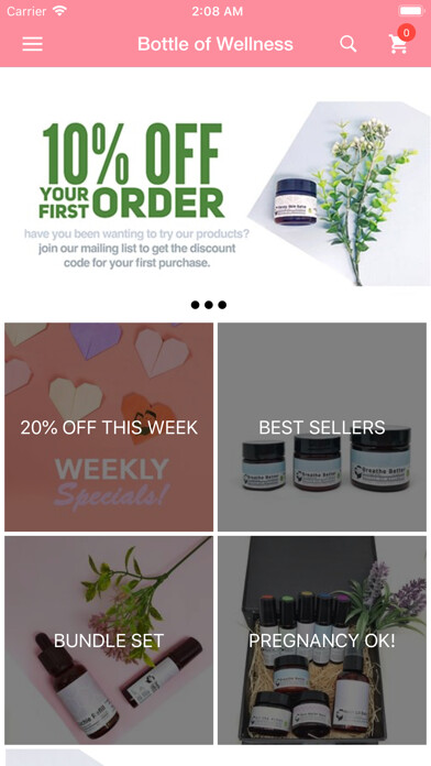 Emulate iPhone app BOTTLE OF WELLNESS using MyAndroid Emulate iPhone app BOTTLE OF WELLNESS using MyAndroid
